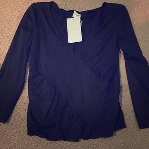 Armani Collezioni black fitted shirt